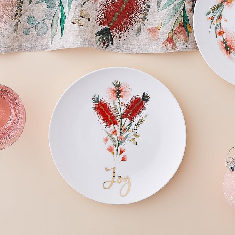 Christmas Servingware Botanical Sprig Plate