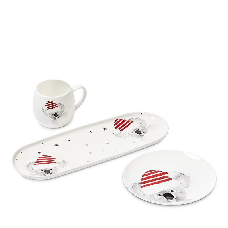Christmas Servingware Koala Plate