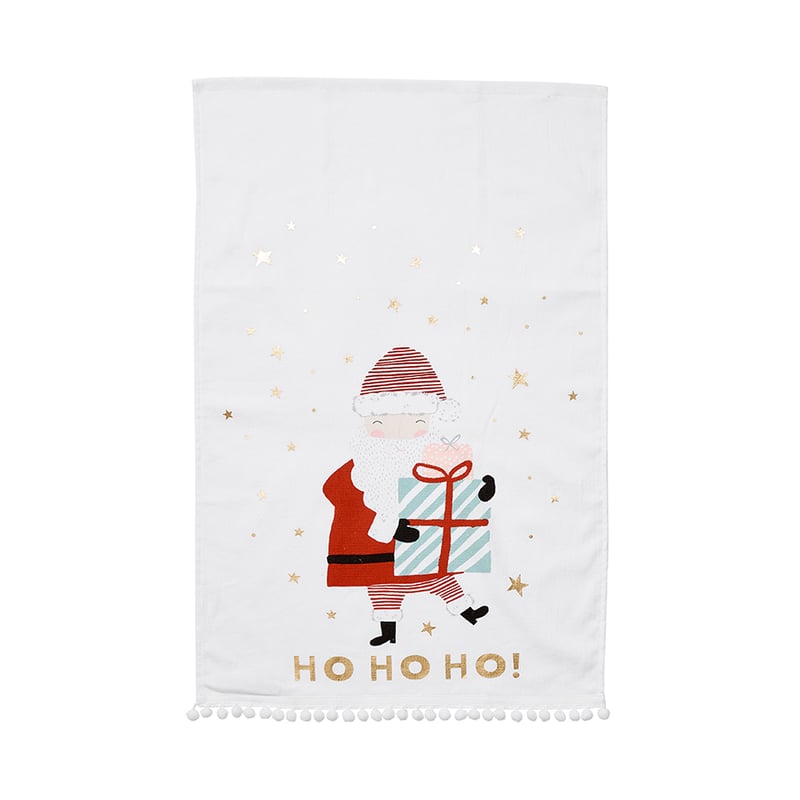 Christmas Santa Tea Towels Pack of 2