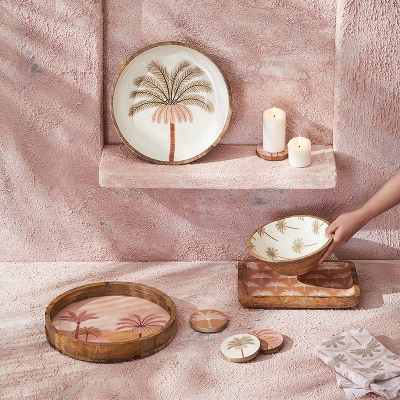 Karina Jambrak Peach Palmeraie Medium Bowl