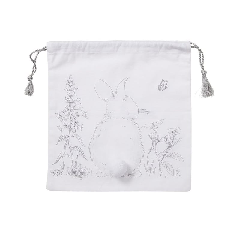 Fleur Harris White & Black Bunny Bag