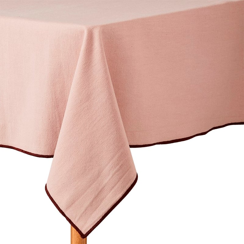 Portland Pink Cotton Tablecloth 