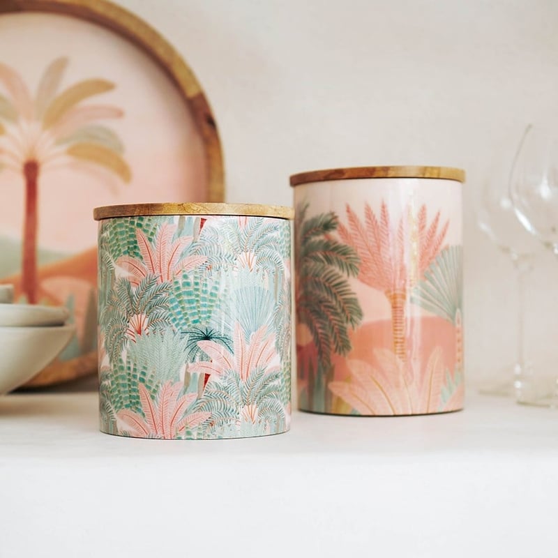 Karina Jambrak Winter Foliage & Pastel Plains Canisters