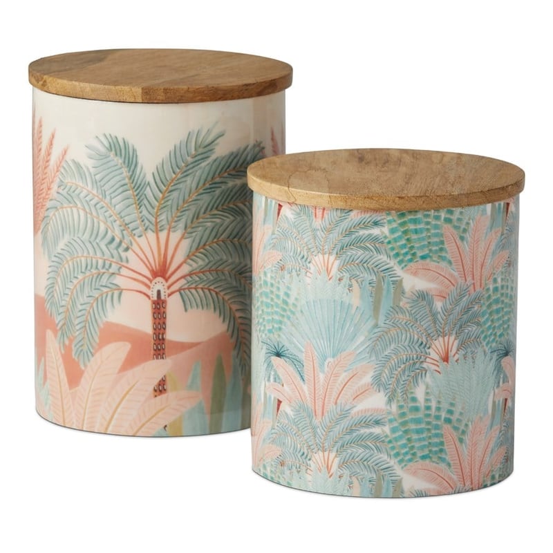 Karina Jambrak Winter Foliage & Pastel Plains Canisters