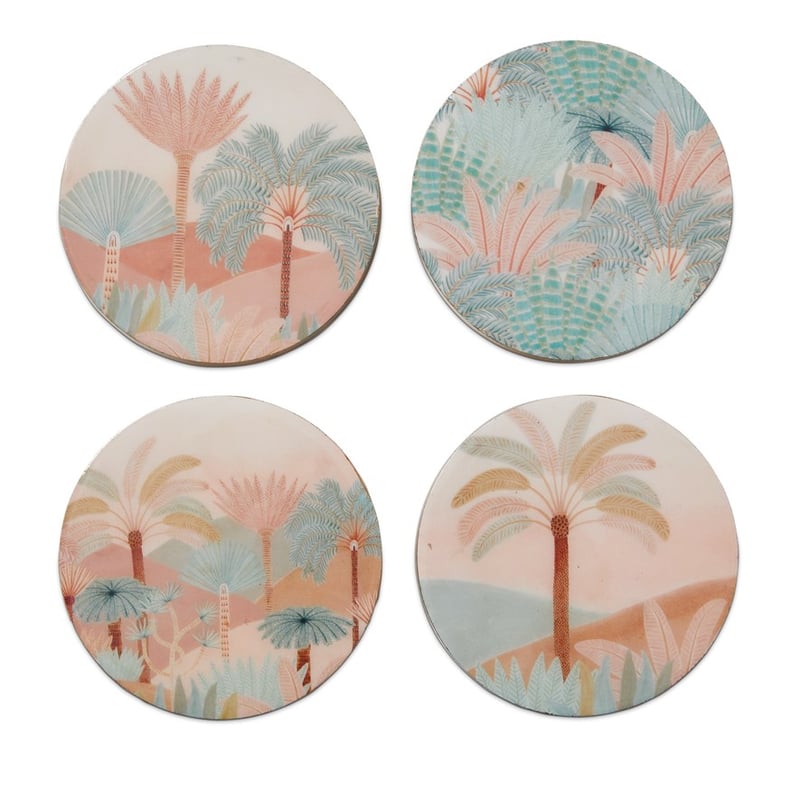 Karina Jambrak Pastel Wilderness Pack of 4 Coasters