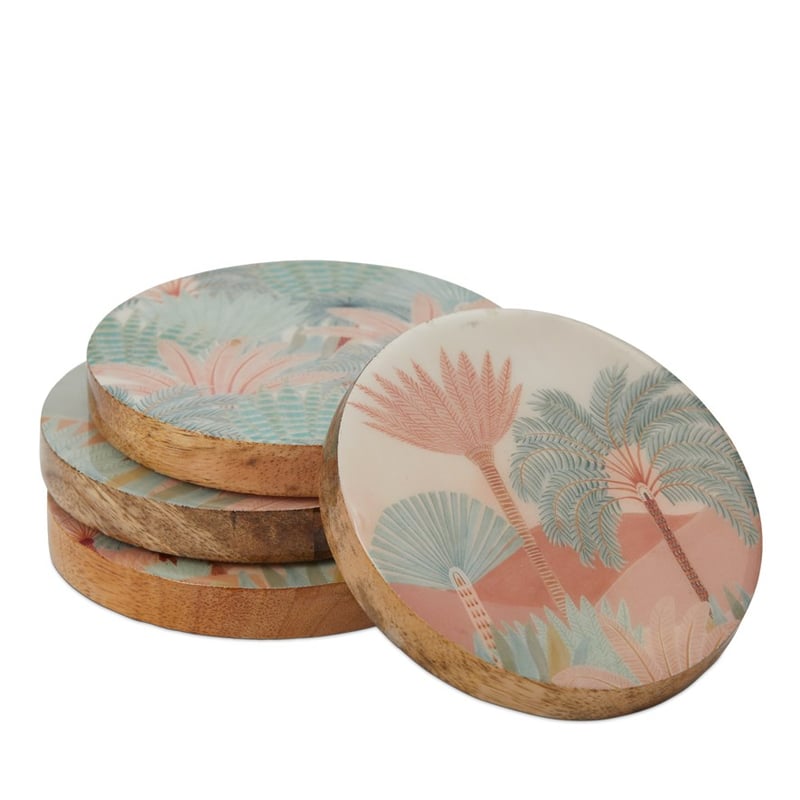 Karina Jambrak Pastel Wilderness Pack of 4 Coasters