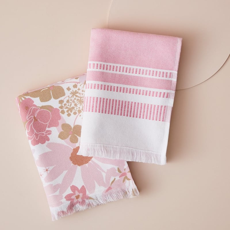 Soulful Floral Tea Towel Pack of 2