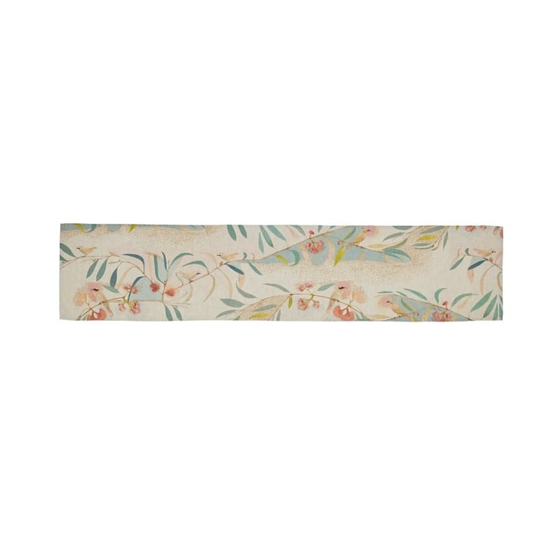 Dana Kinter Love Blooms Natural Table Runner 