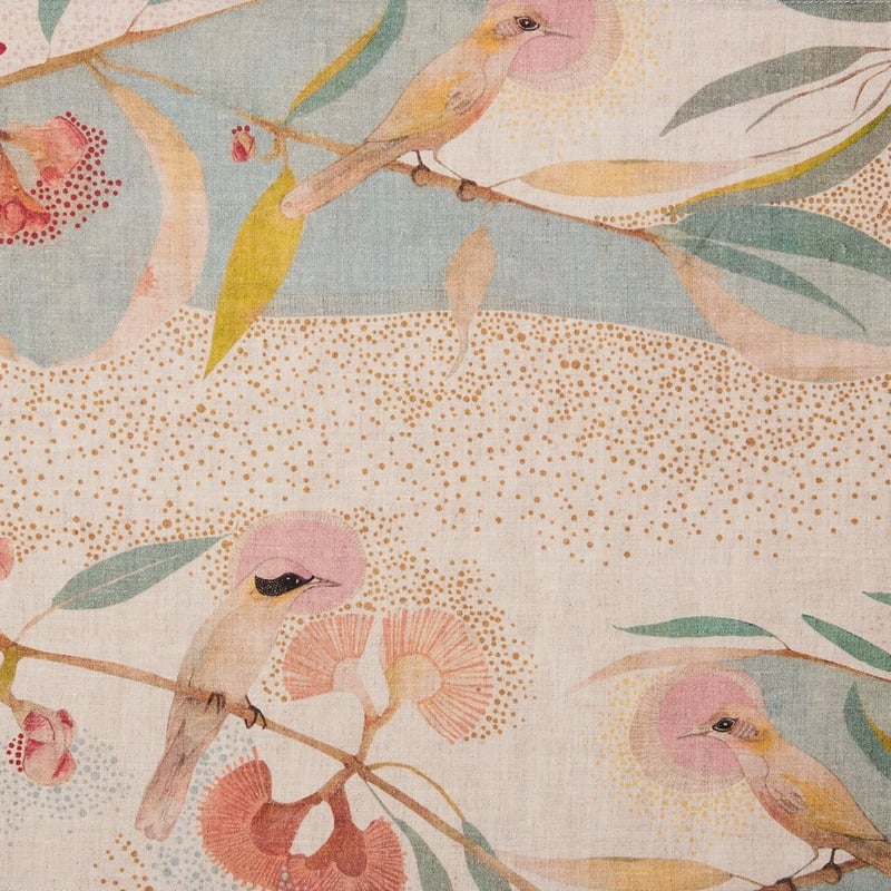 Dana Kinter Love Blooms Natural Table Runner 