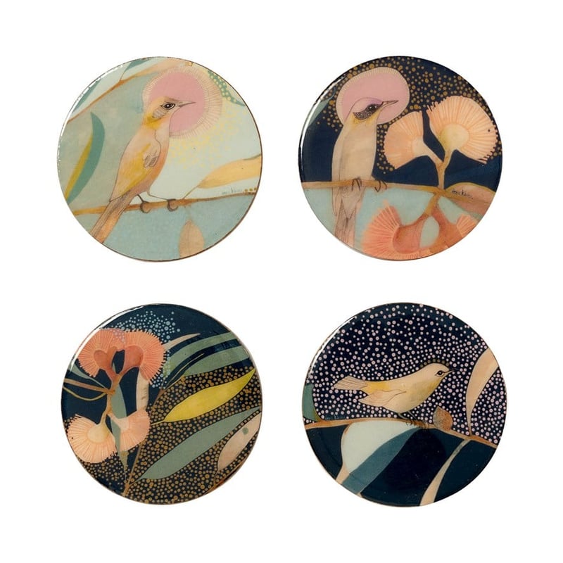 Dana Kinter Mixed Coasters 4 Pack