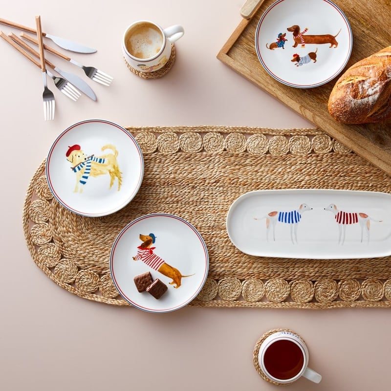 Le Chien Golden Retriever Servingware