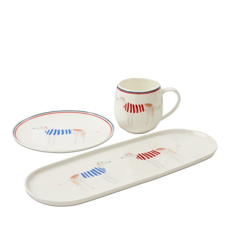 Le Chien Whippet Servingware 