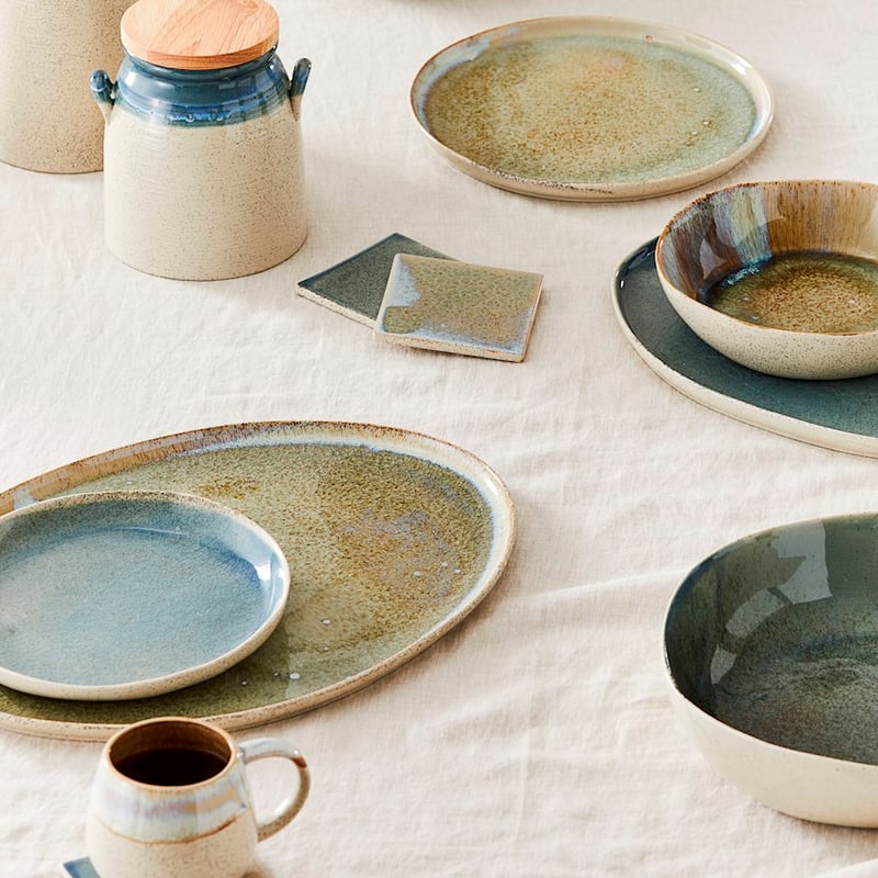 Stardust Walnut Dinner Plate  