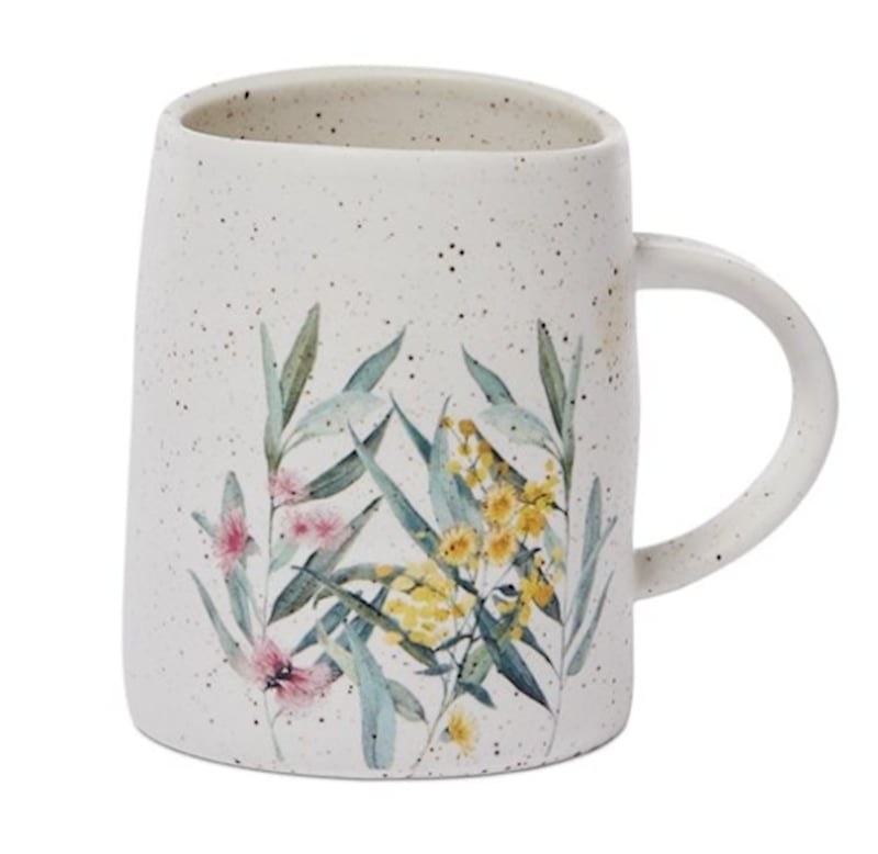 Spring Botanical Wattle Mug