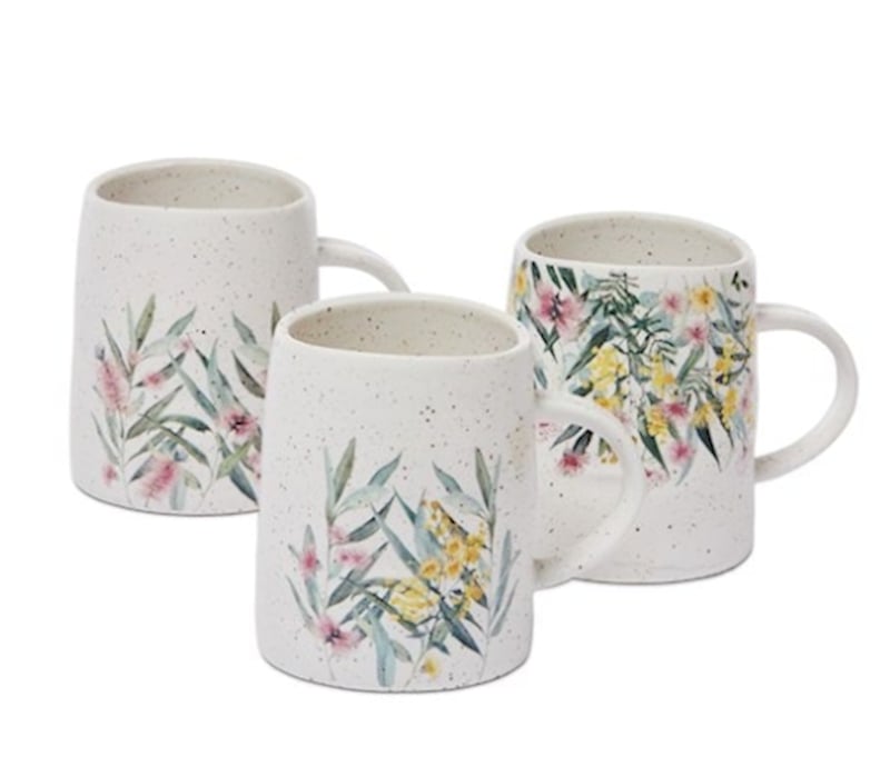 Spring Botanical Wattle Mug