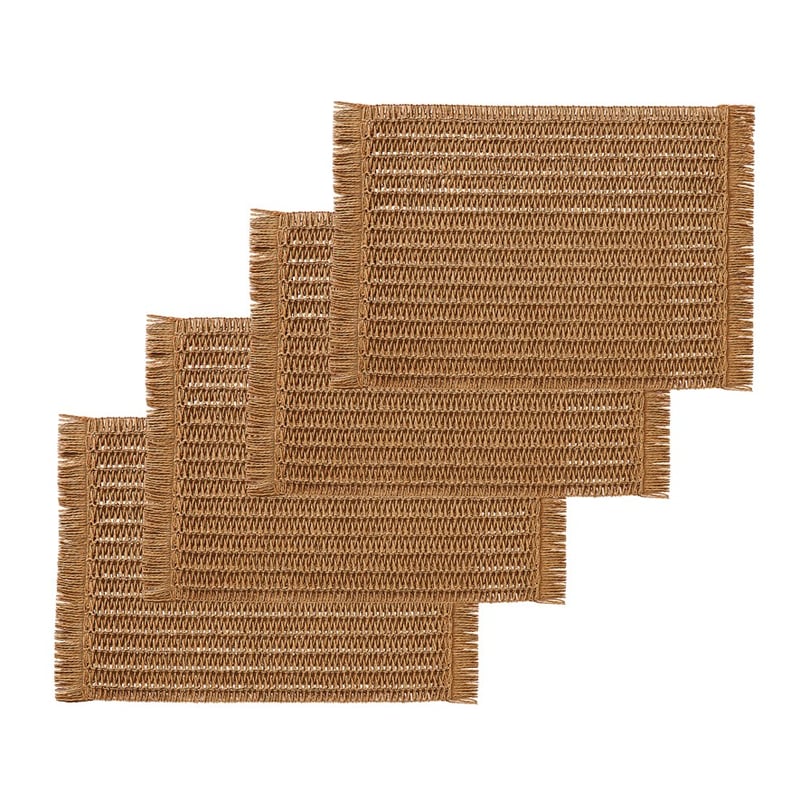 Summer Chai Fringe Placemats Pack of 4