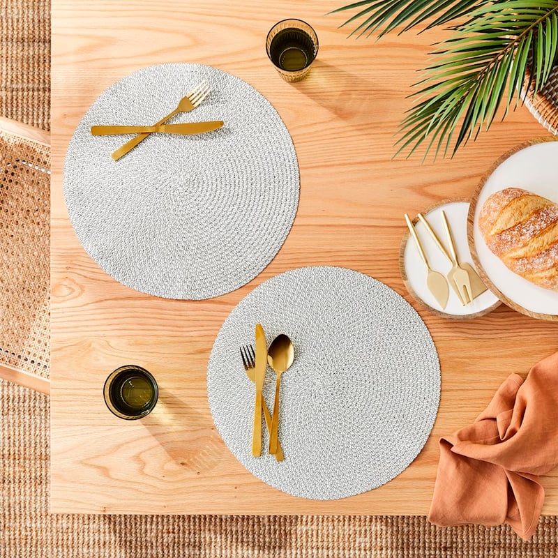 Summer Arrow White & Black Placemats Pack of 4