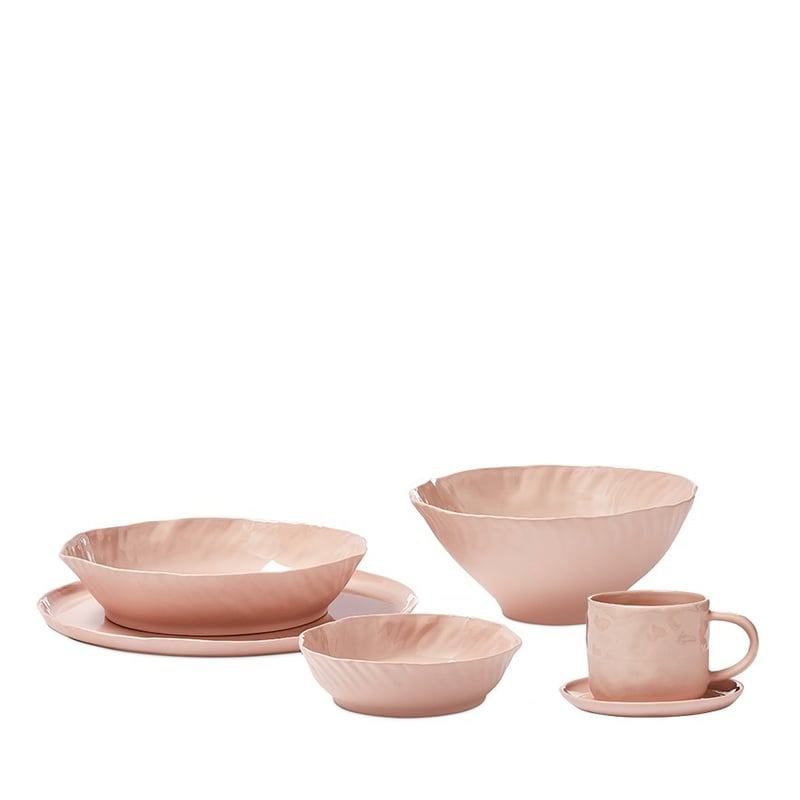 Fluted Pink Servingware