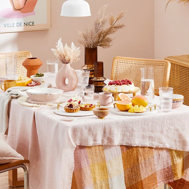 Fluted Pink Servingware