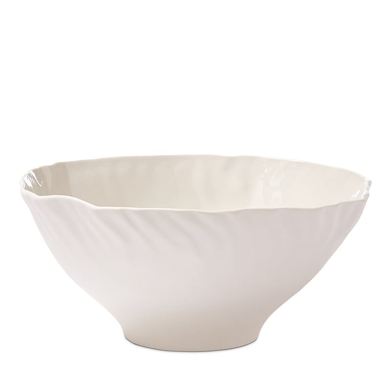 Fluted White Servingware 
