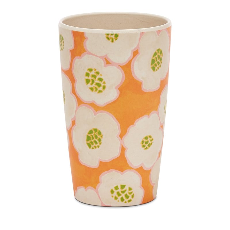 Togetherness Fiore Orange Bamboo Tumblers Set of 4
