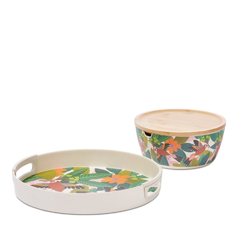 Togetherness Birdsong Bamboo Salad Bowl