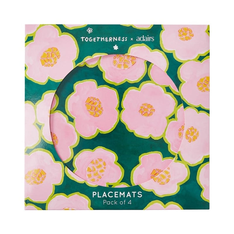 Togetherness Pack of 4 Fiore Cork Placemats