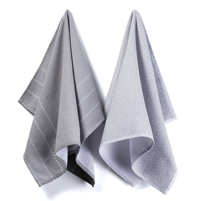 Tokyo Tea Towels Light Grey Pack of 2