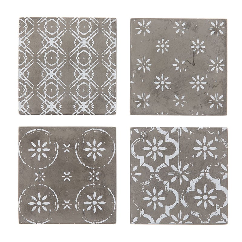 Hazel Concrete Coaster Set 4 Pack