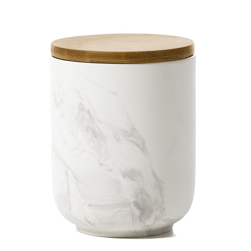 Marle Marble Canister White