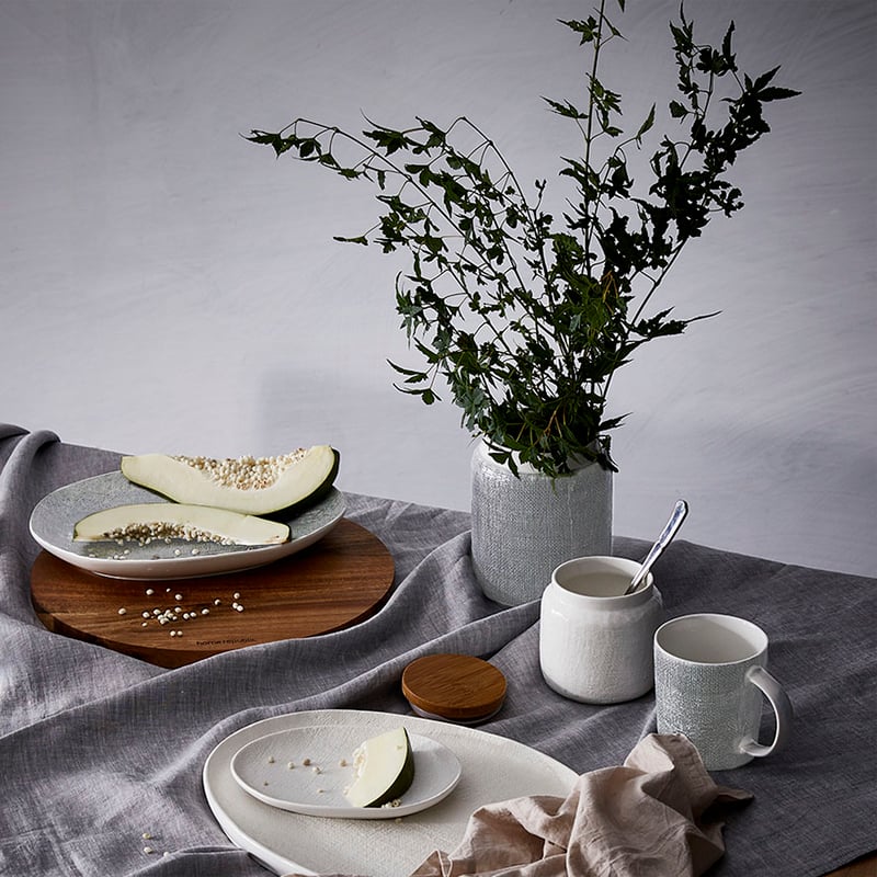 Paper Mesh Platter White 