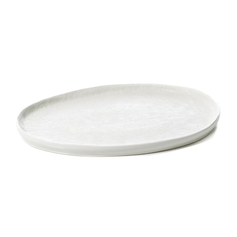 Paper Mesh Platter White 