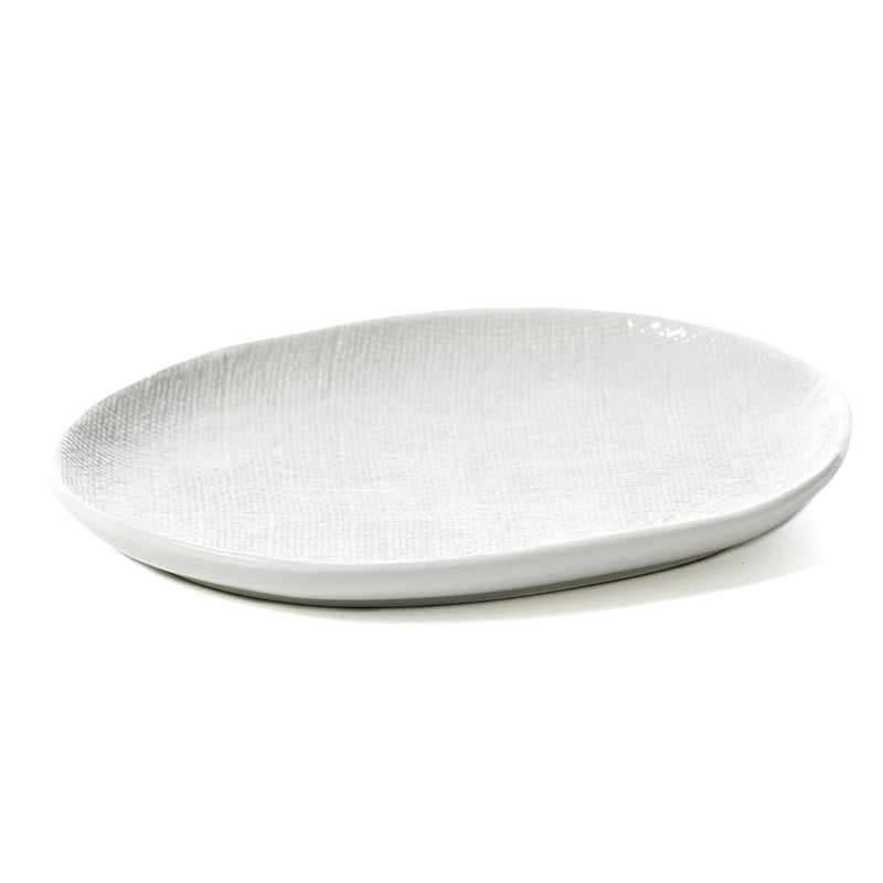Paper Mesh Platter White 