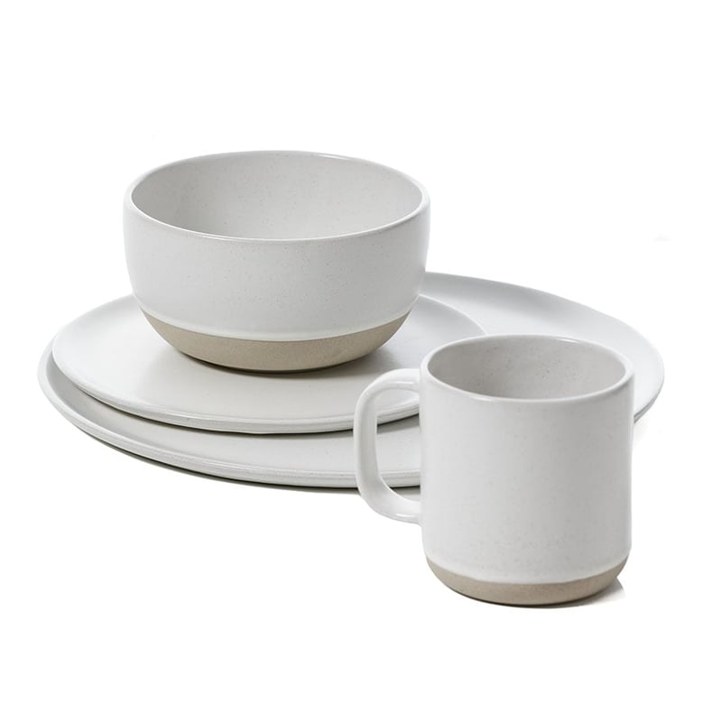 Terra Plate White & Natural 