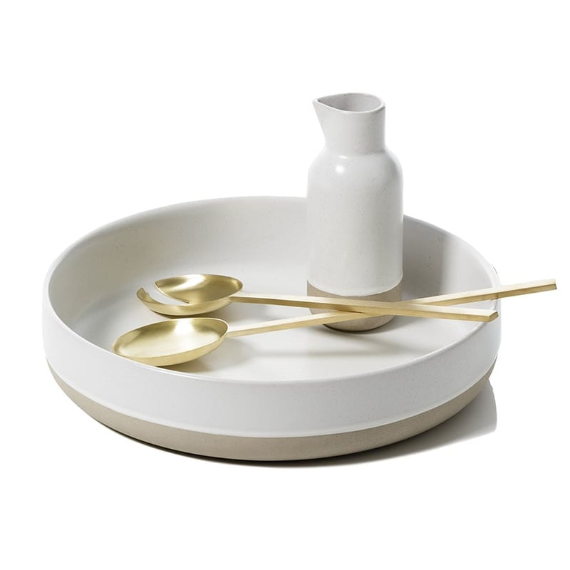 Luna Salad Servers Brass 