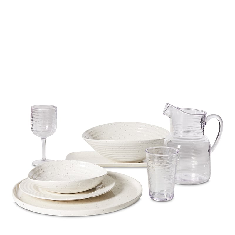 Ripple Collection Rectangle Platter Blue Fleck 