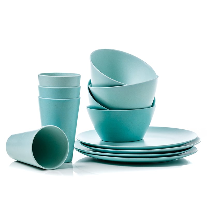 Suva Bamboo Set of 4 Blue 