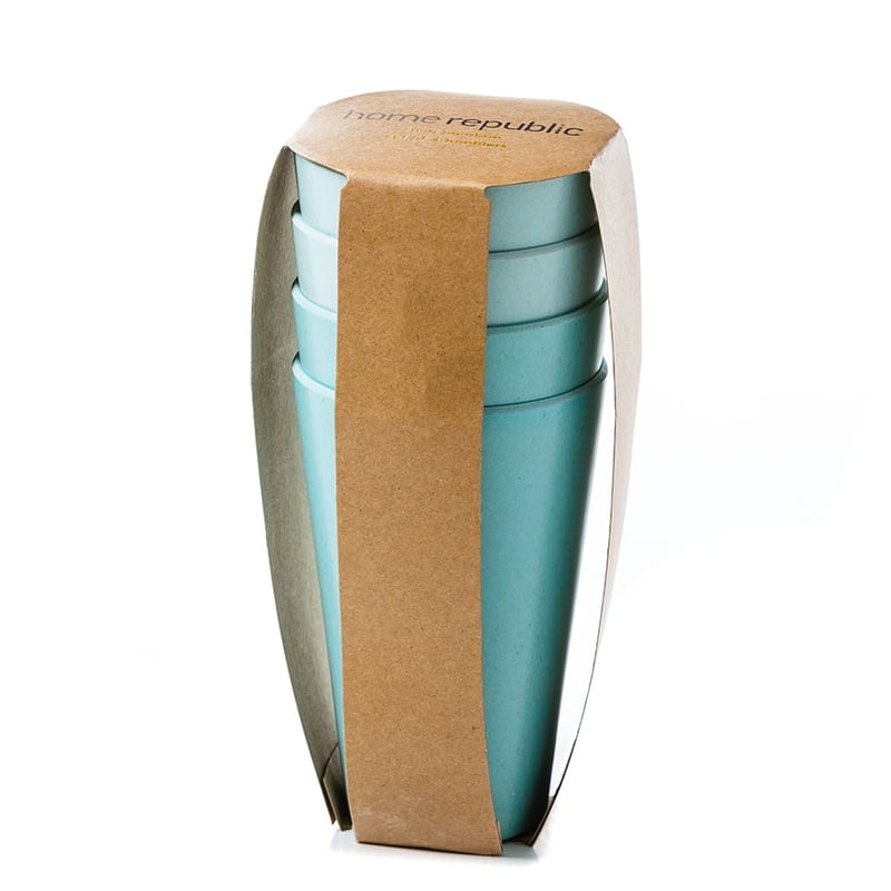 Suva Bamboo Set of 4 Blue 