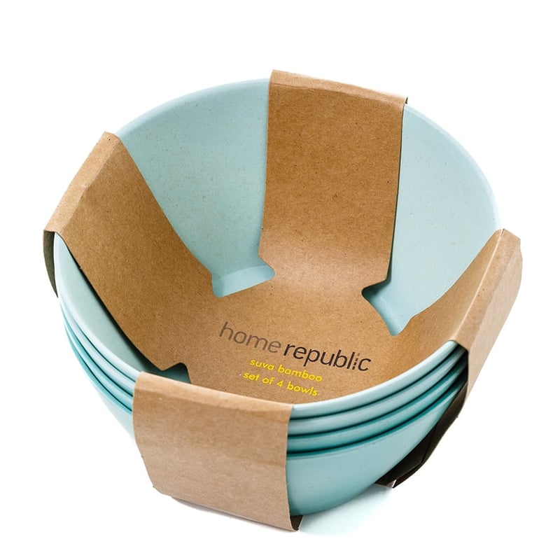 Suva Bamboo Set of 4 Blue 