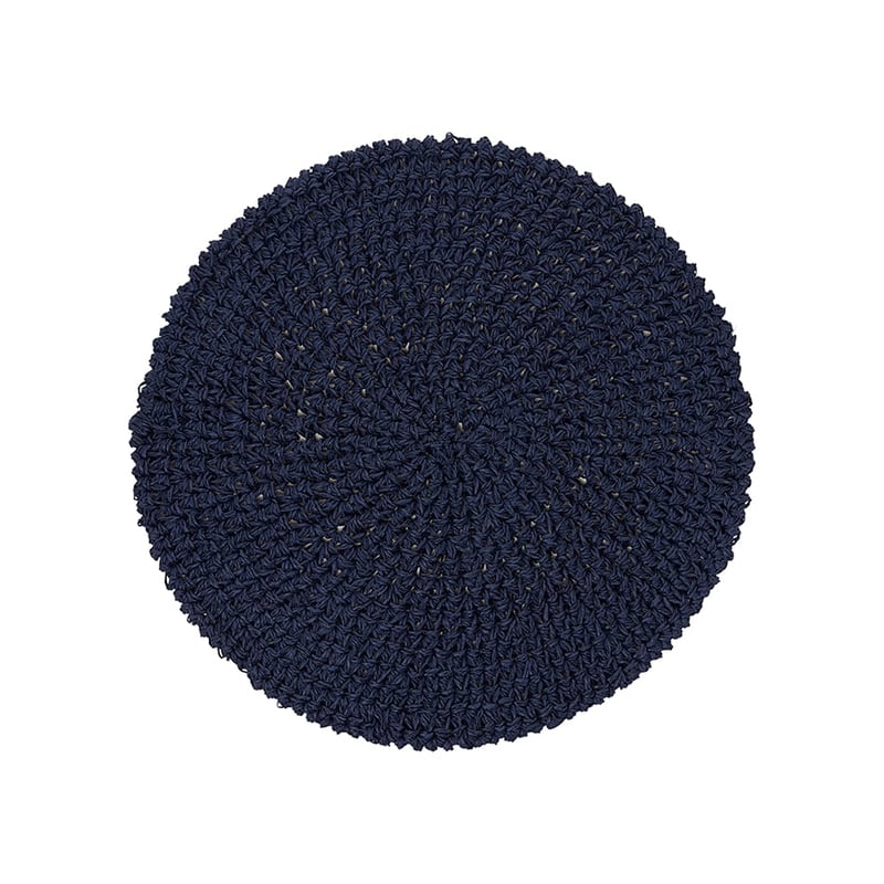 Crochet Placemats Pack of 2 Navy 