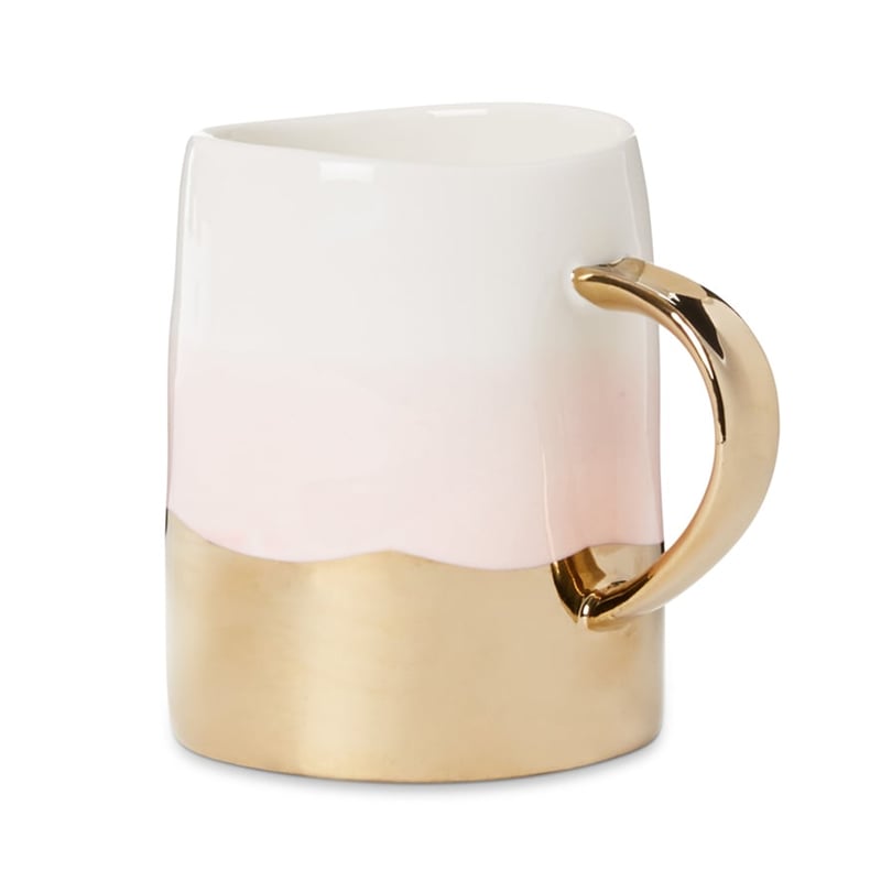 Gold Rim Collection Mug Pink & Gold 