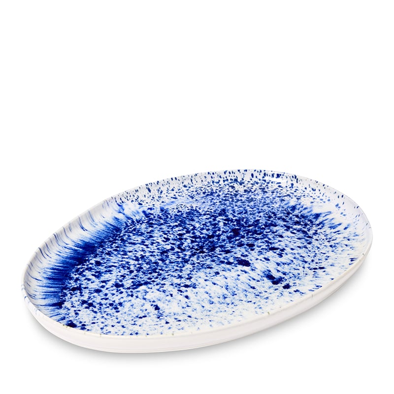 Speckle Blue Platter Small