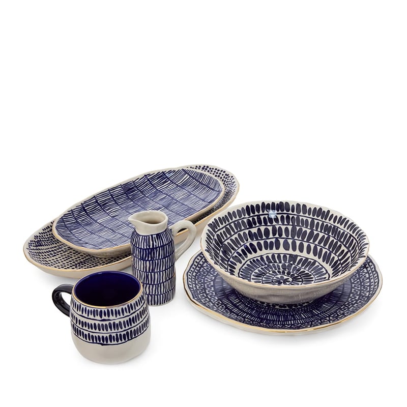 Corsica Servingware Blue Mug