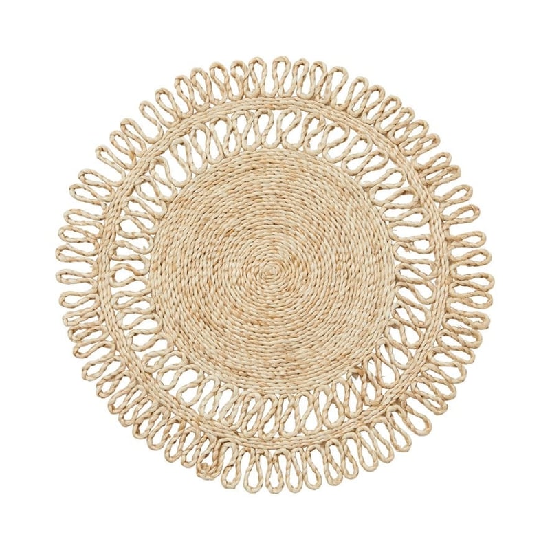 Sicily Collection Pack of 2 Natural Sun Placemats