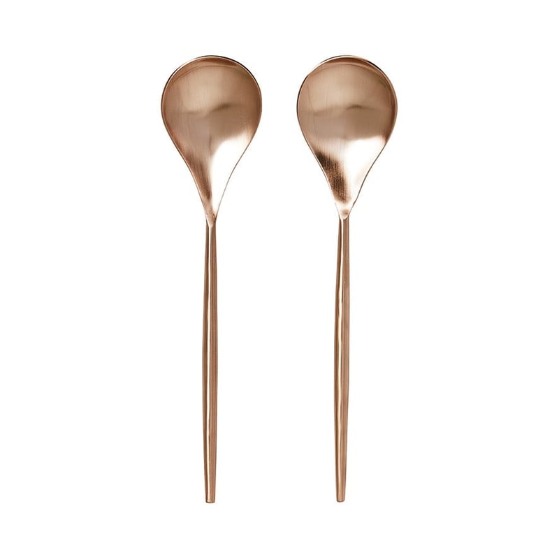 Marsala Copper Salad Servers 