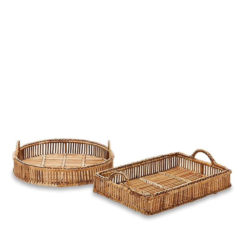 Hemingway Natural Rattan Tray