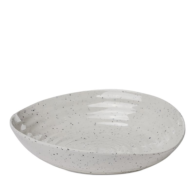 Ripple Collection White Dinner Bowl