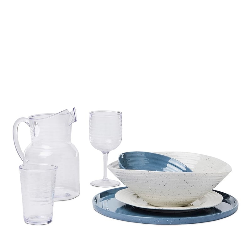 Ripple Collection White Dinner Plate