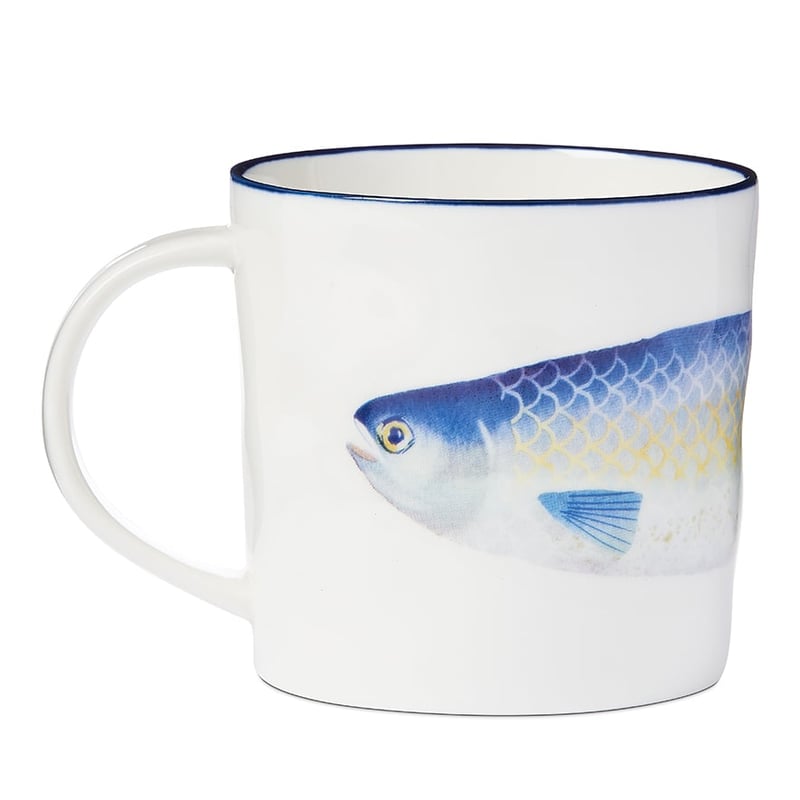 Pesce Servingware Blue Fish Mug