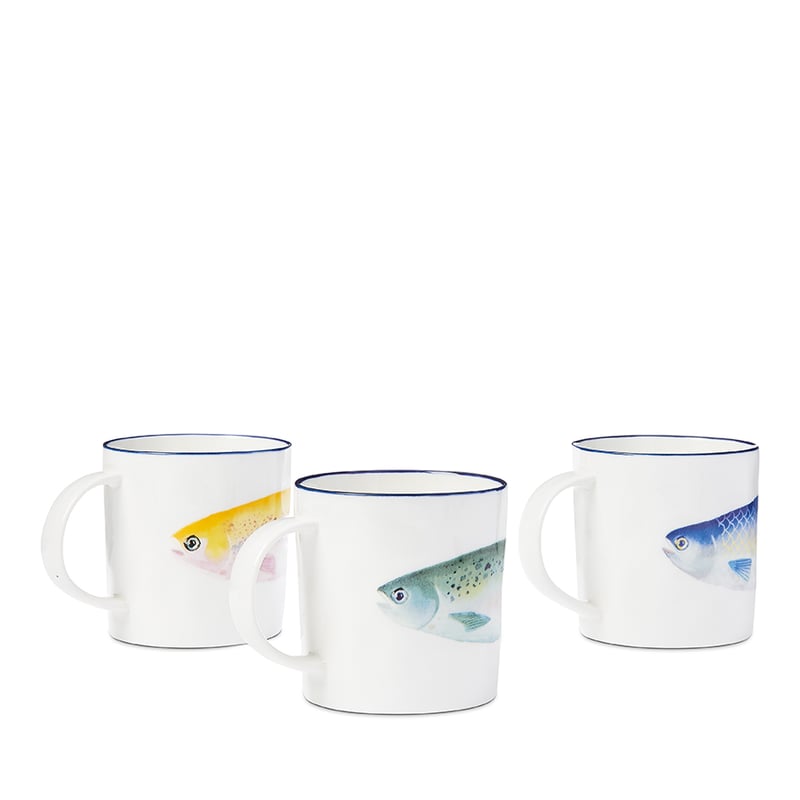 Pesce Servingware Green Fish Mug